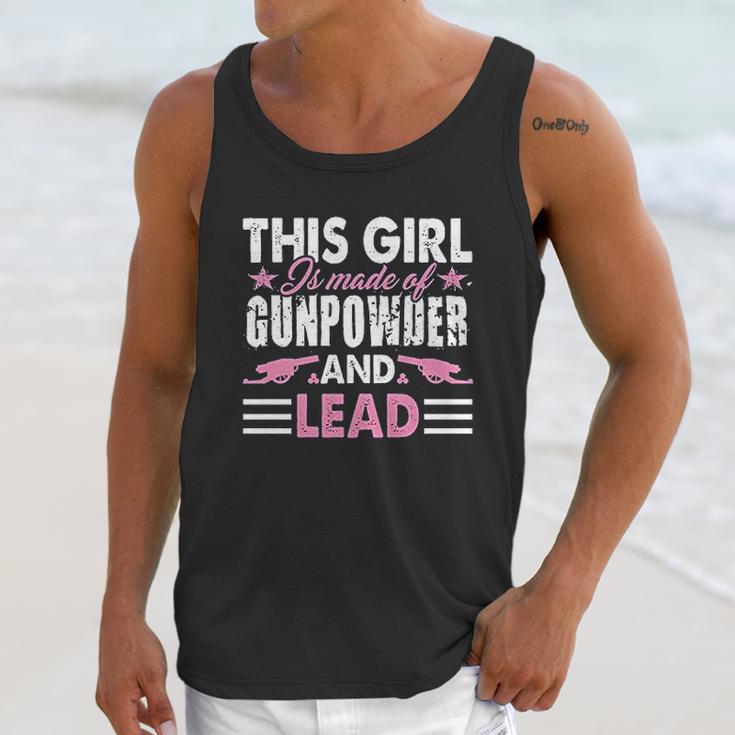 This Girl Is Made Of Gunpowder And Lead Unisex Tank Top Gifts for Her