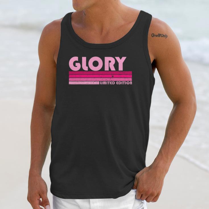 Glory Name Personalized Retro Vintage 80S 90S Unisex Tank Top Gifts for Her