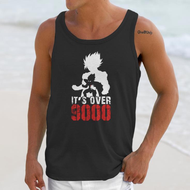 Goku - Its Over 9000 - Strong Man Bodybuilding T-Shirt Unisex Tank Top Gifts for Her