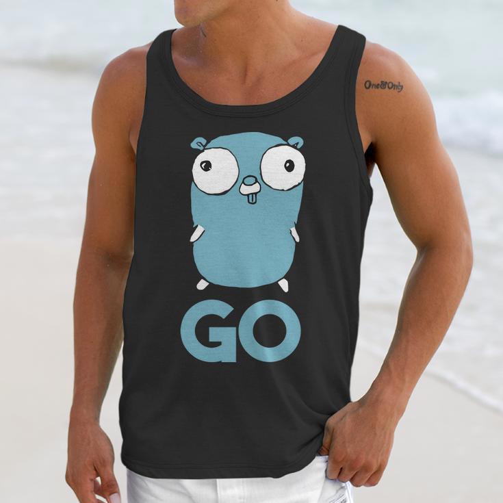 Golang Gopher Go Lang Programming Programmer It Cs Unisex Tank Top Gifts for Her