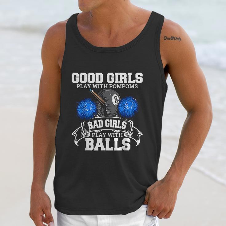 Good Girls Bad Girls Pool Player Billiards Unisex Tank Top Gifts for Her