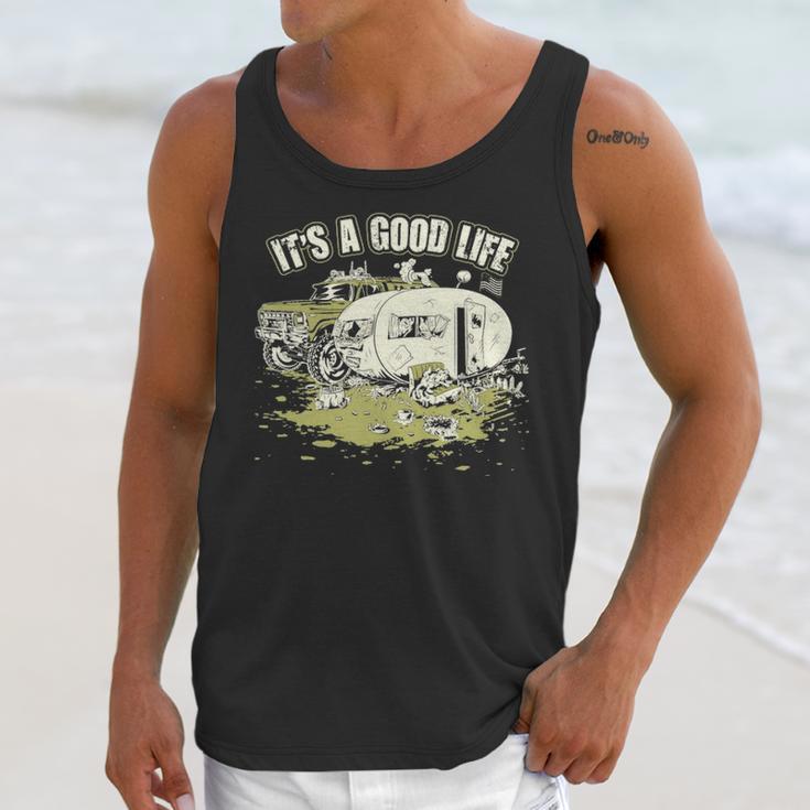 Good Life Jeep Car Camping Unisex Tank Top Gifts for Her