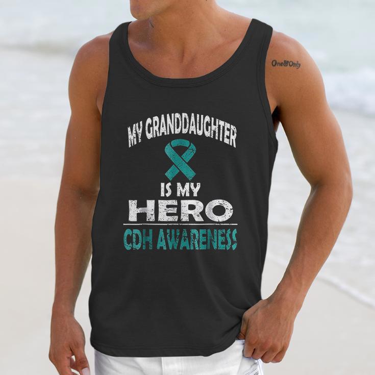 My Granddaughter Is My Hero Cdh Awareness Unisex Tank Top Gifts for Her