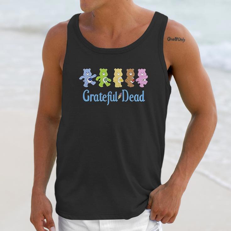 Grateful Dead Care Bears Collab Dancing Care Bears Unisex Tank Top Gifts for Her