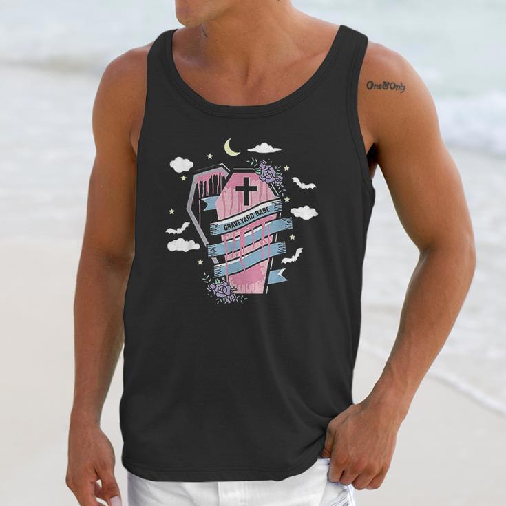 Graveyard Babe Pastel Goth Aesthetic Egirl Soft Goth Girl Unisex Tank Top Gifts for Her