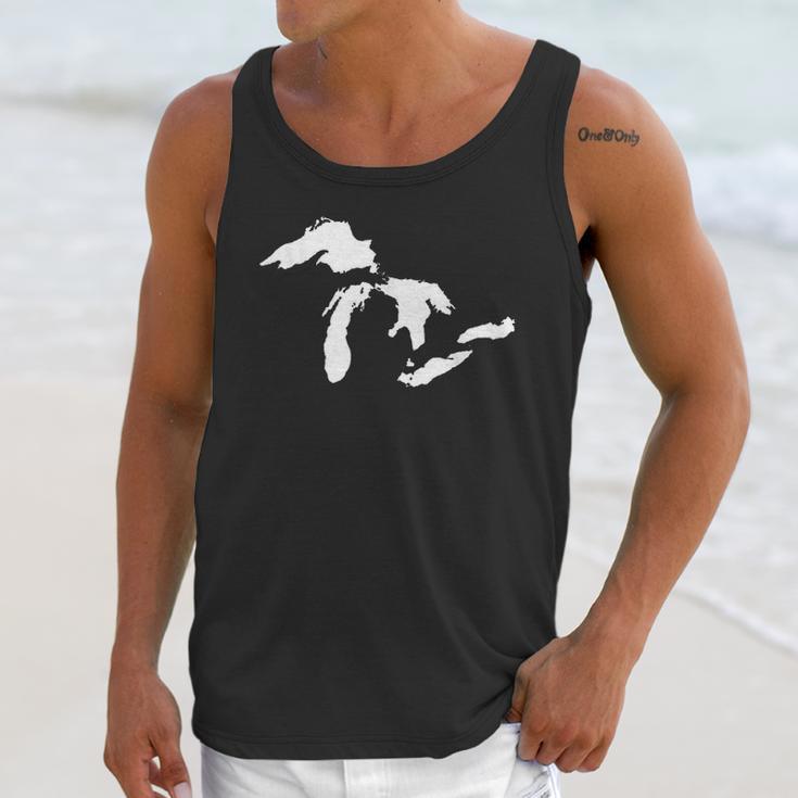 Great Lakes Detroit Michigan Unisex Tank Top Gifts for Her