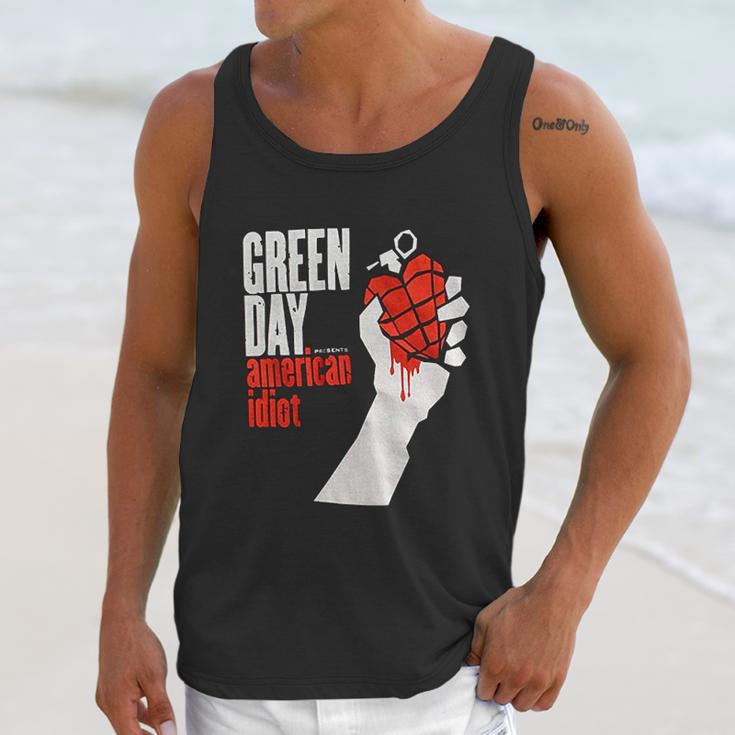 Green Day American Idiot Album Cover Unisex Tank Top Gifts for Her