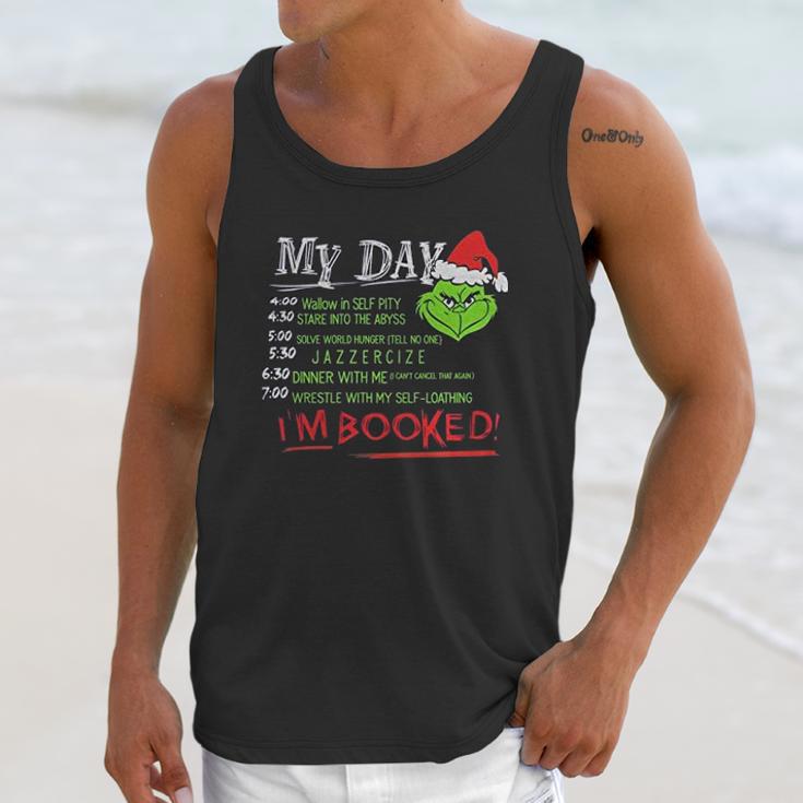 The Grinch My Day List Time Im Booked Unisex Tank Top Gifts for Her