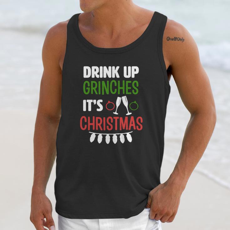 Grinch - Keep Calm And Grinch On Unisex Tank Top Gifts for Her