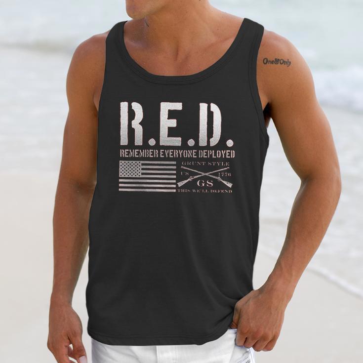 Grunt Style The Red Unisex Tank Top Gifts for Her