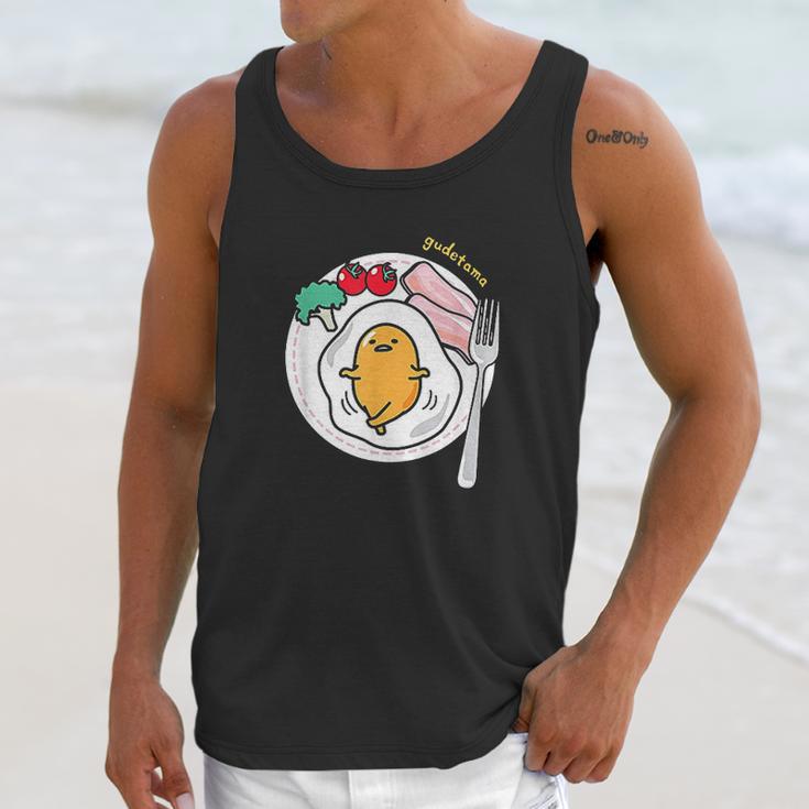 Gudetama Whatever Breakfast Plate Unisex Tank Top Gifts for Her