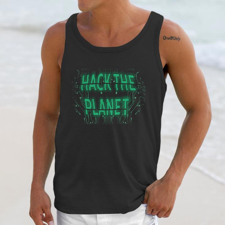 Hack The Planet Gift Great Gift For Computer Hackers Coders Gift Graphic Design Printed Casual Daily Basic Unisex Tank Top Gifts for Her