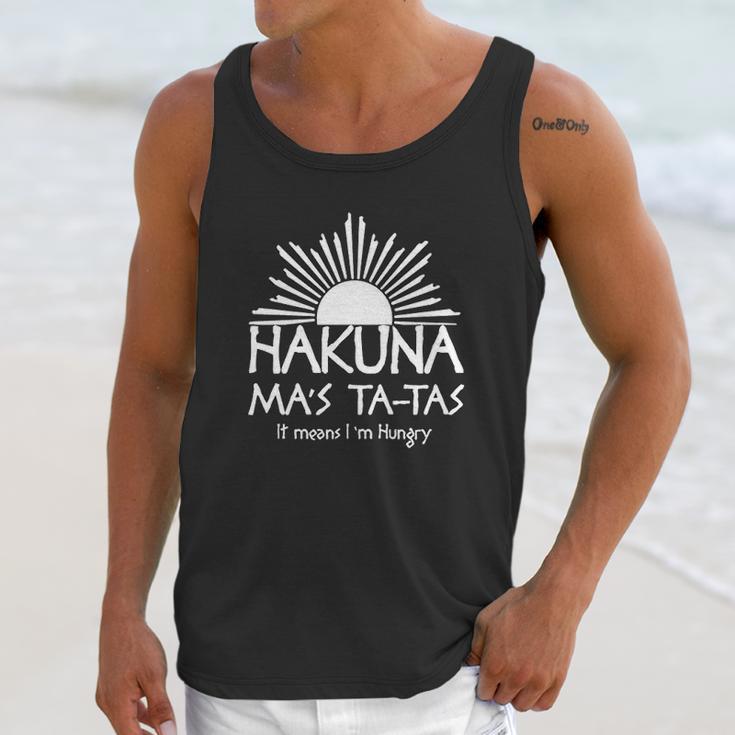 Hakuna Mas Ta-Tas Unisex Tank Top Gifts for Her