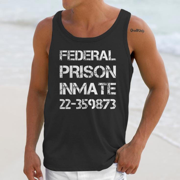 Halloween Federal Prison Jail Inmate Prisoner Costume Unisex Tank Top Gifts for Her