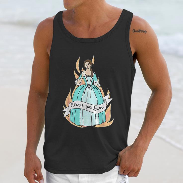 Hamilton I Hope You Burn Unisex Tank Top Gifts for Her