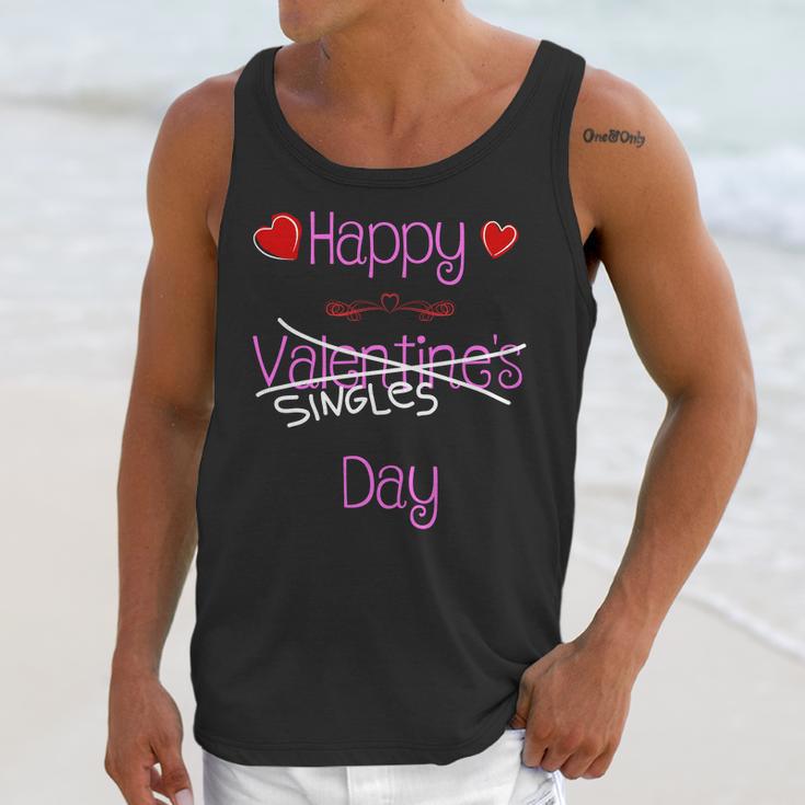 Happy Singles Day Valentines Romantic Unisex Tank Top Gifts for Her