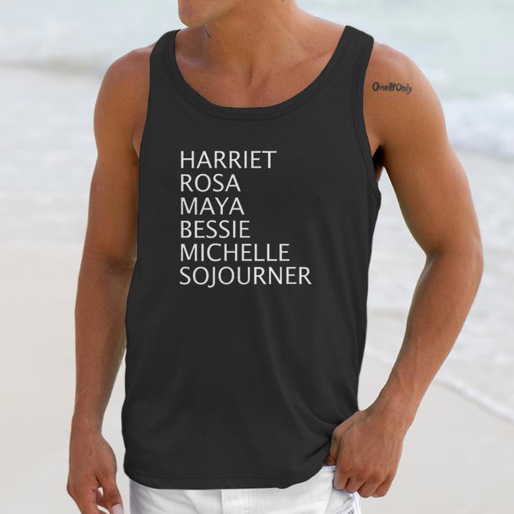 Harriet Rosa Maya Bessie Michelle Sojourner Black History Unisex Tank Top Gifts for Her