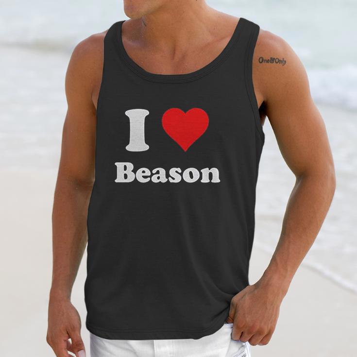 I Heart Beason I Love Beason Unisex Tank Top Gifts for Her