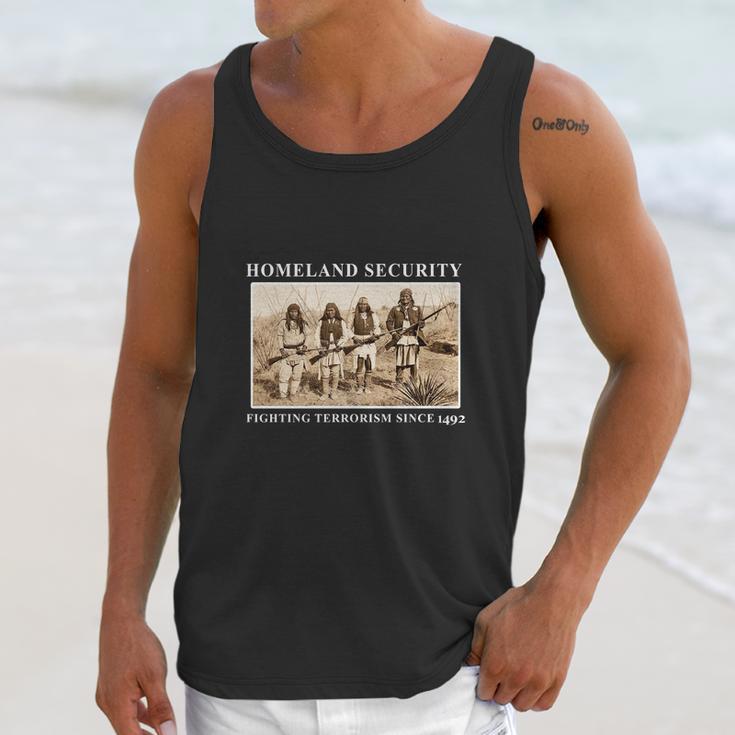 Homeland Security Fighting Terrorism Since 1492 Unisex Tank Top Gifts for Her