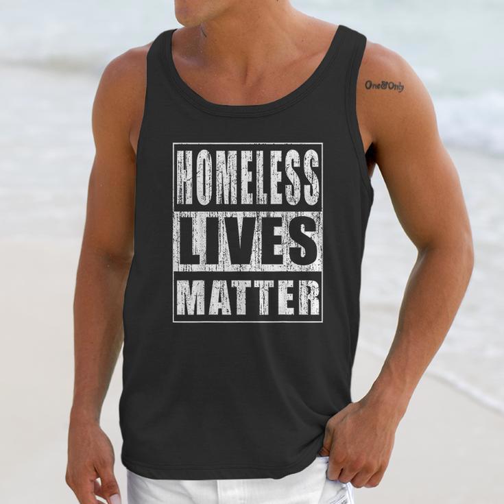 Homeless Lives Matter Funny Homeless Rights Activist Unisex Tank Top Gifts for Her