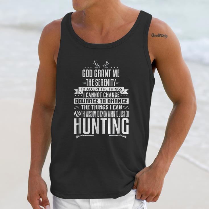 The Hunters Serenity Prayer Deer Hunting Unisex Tank Top Gifts for Her