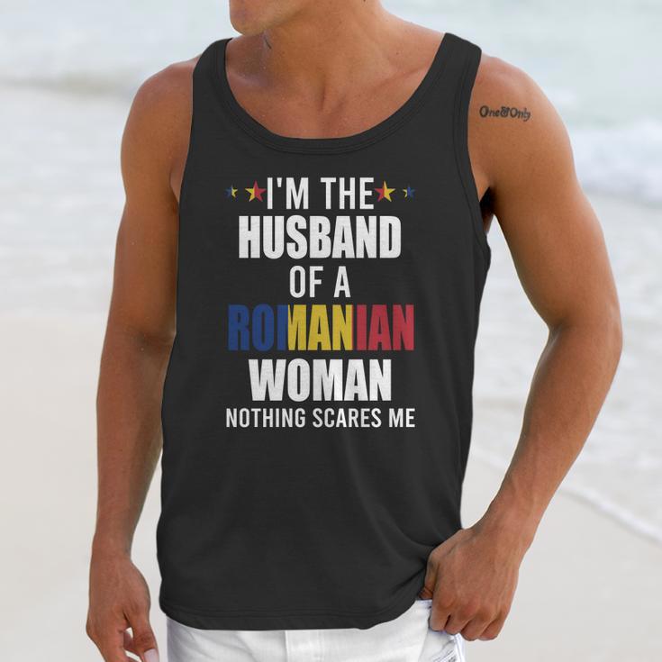 Husband Of Romanian Woman Unisex Tank Top Gifts for Her