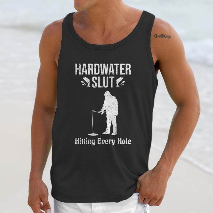 Ice Fishing Hardwater Slut Fisherman Gift Unisex Tank Top Gifts for Her