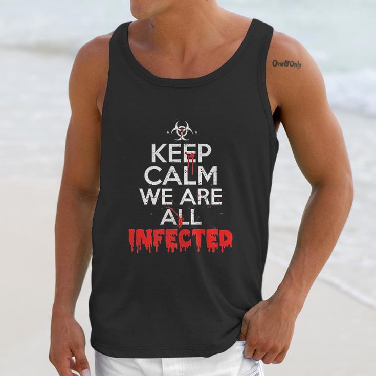 Were All Infected Halloween Zombie Virus Unisex Tank Top Gifts for Her