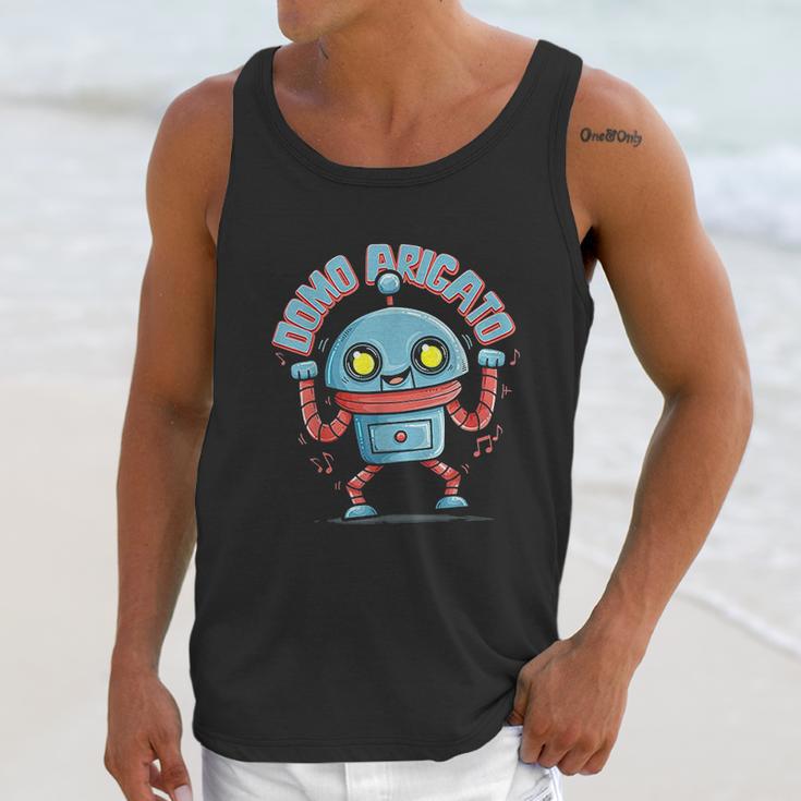 Japanese Pop Culture Music Robot Domo Unisex Tank Top Gifts for Her