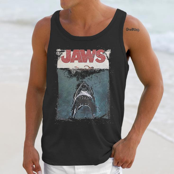 Jaws Shark Original Movie Poster Youth Unisex Tank Top Gifts for Her