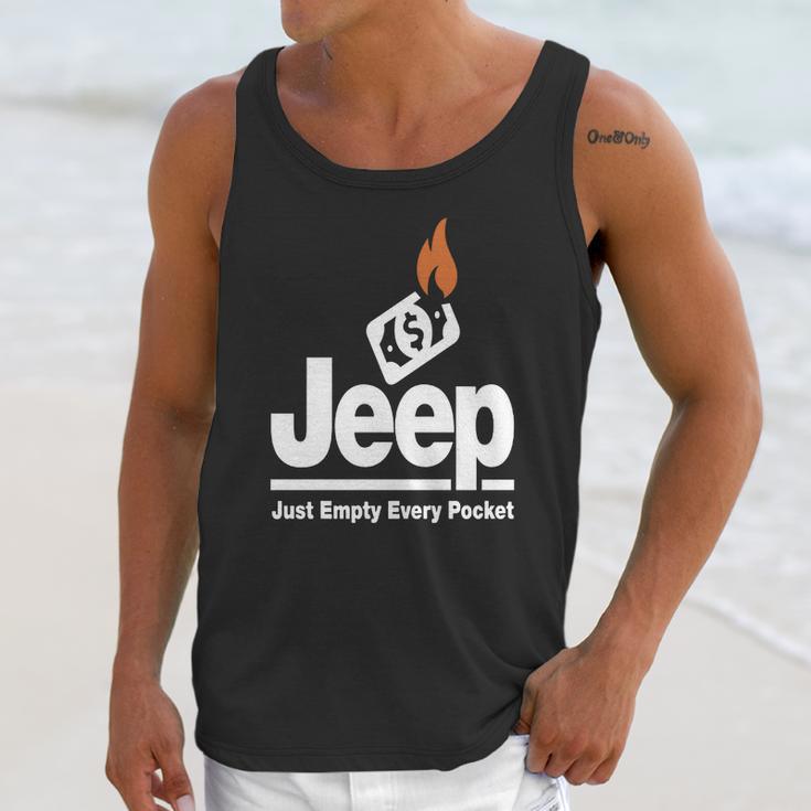 Jeep - Just Empty Every Pocket 1 Unisex Tank Top Gifts for Her