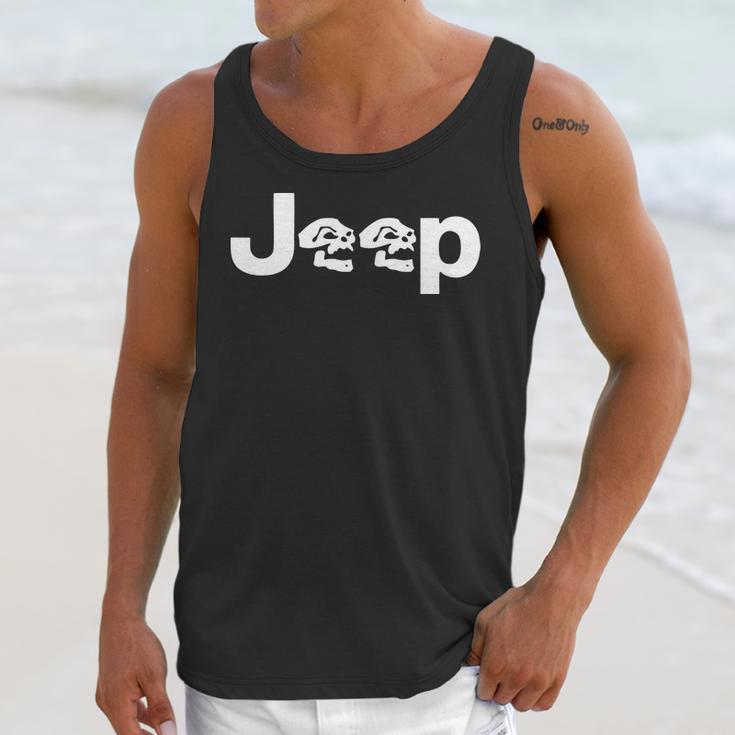 Jeep Skull Unisex Tank Top Gifts for Her