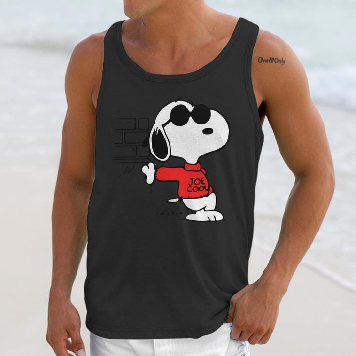 Joe Cool Snoopy Unisex Tank Top Gifts for Her