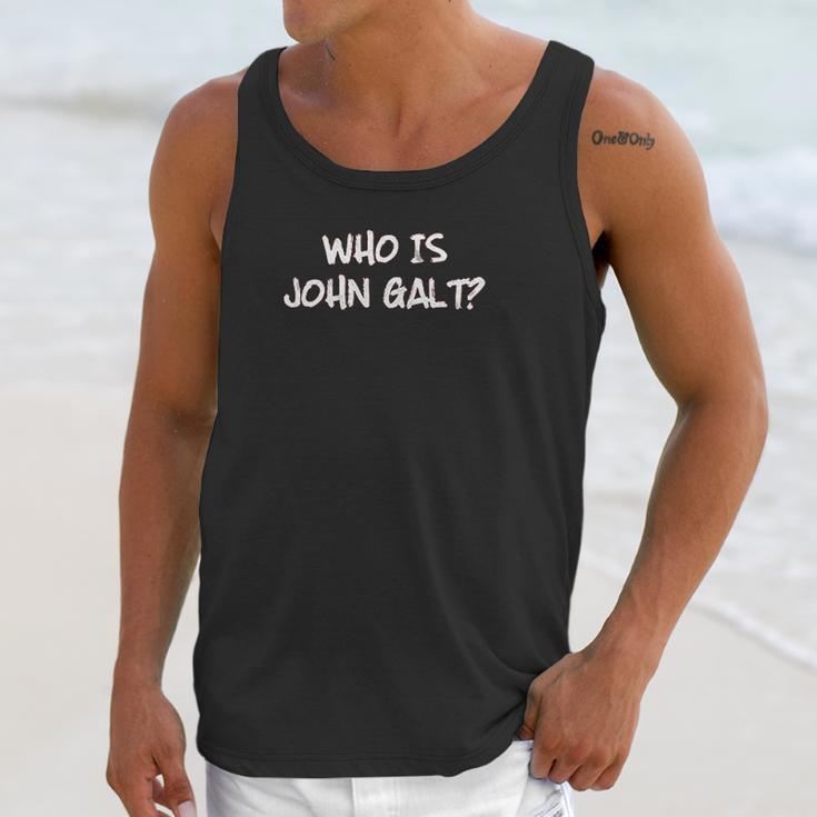 Who Is John Galt Unisex Tank Top Gifts for Her