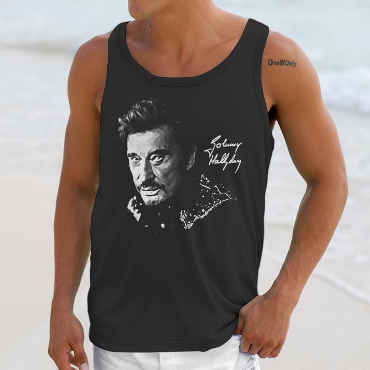 Johnny Hallyday Unisex Tank Top Gifts for Her