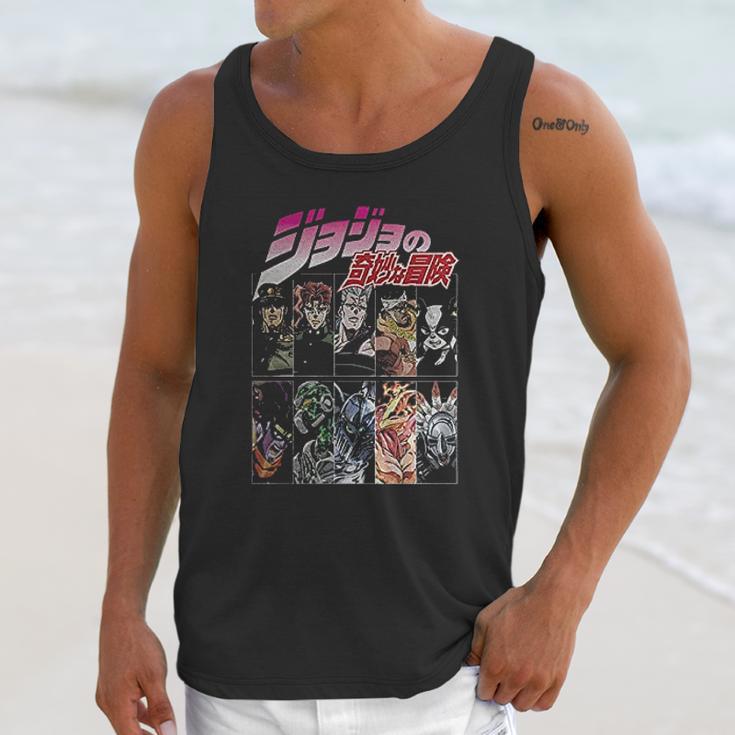 Jojos Bizarre Adventure Stardust Crusaders Joestar Group Unisex Tank Top Gifts for Her