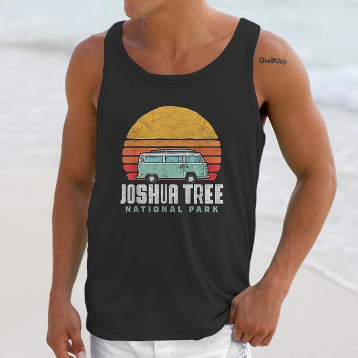 Joshua Tree National Park Hippie Van California Unisex Tank Top Gifts for Her