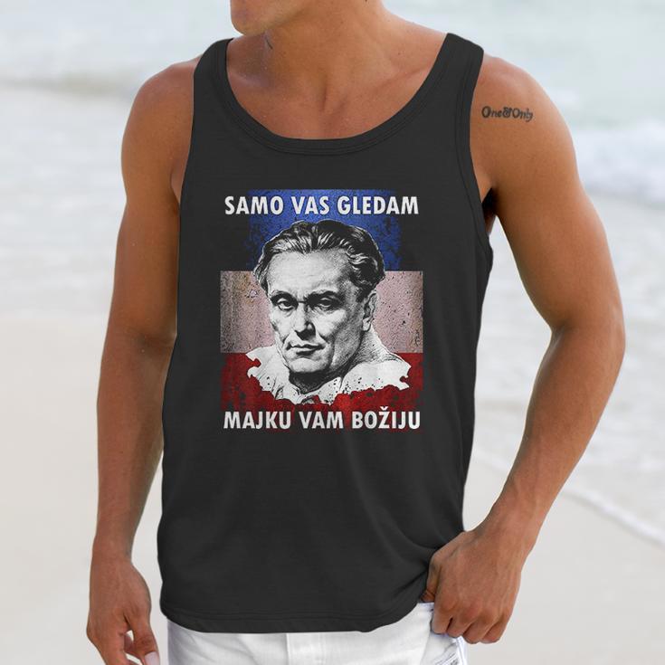 Josip Broz Tito Samo Vas Gledam I Am Watching You Unisex Tank Top Gifts for Her