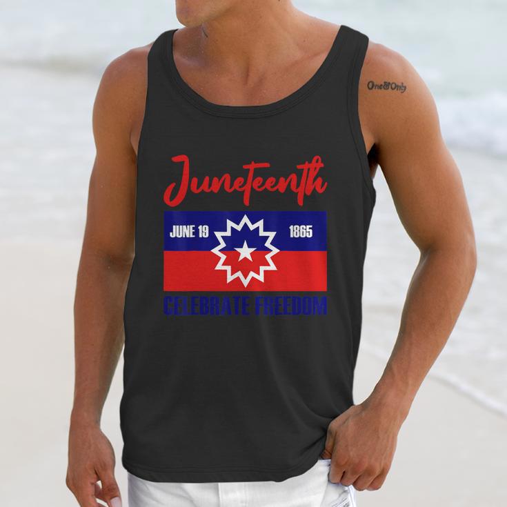 Juneteenth Celebrate Freedom Red White Blue Free Black Slave Unisex Tank Top Gifts for Her