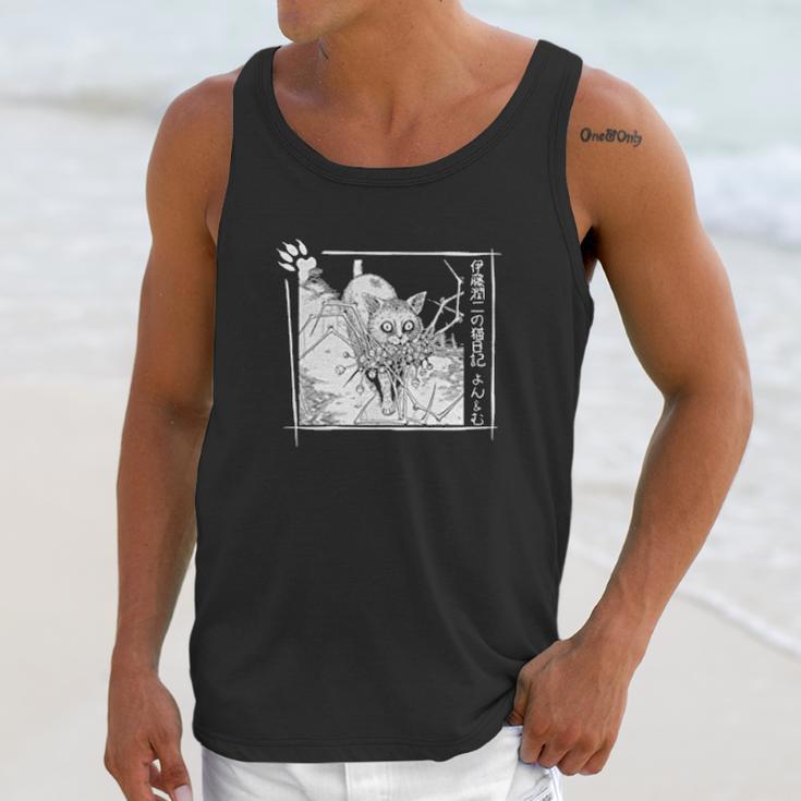 Junji Ito Cat Diary Horror Unisex Tank Top Gifts for Her