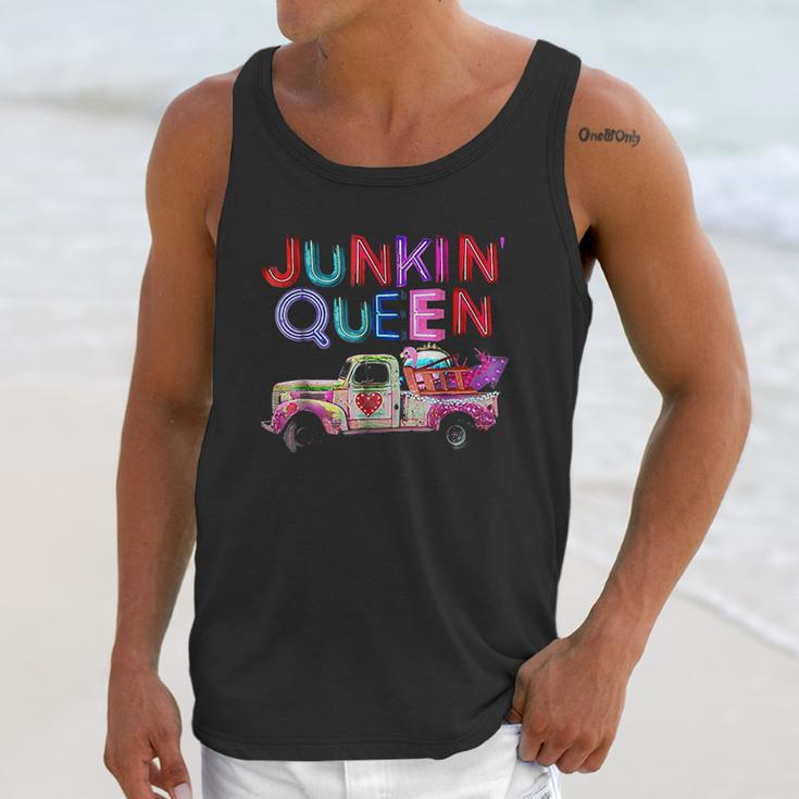 Junkin Queen Car Unisex Tank Top Gifts for Her