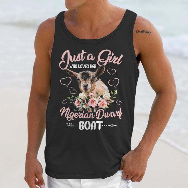 Just A Girl Who Loves Her Nigerian Dwarf GoatSh Unisex Tank Top Gifts for Her