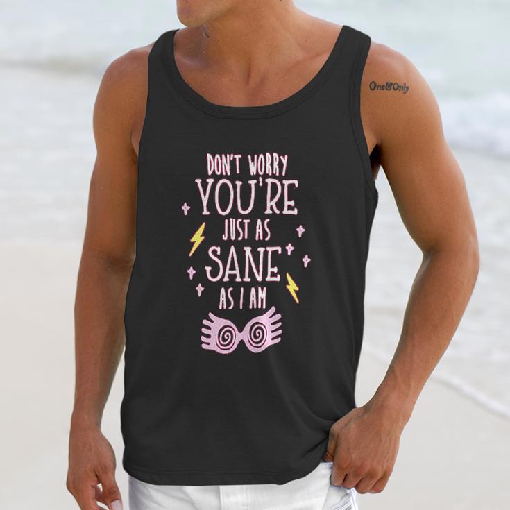 You Are Just As Sane As I Am Spectre Specs Youth Unisex Tank Top Gifts for Her