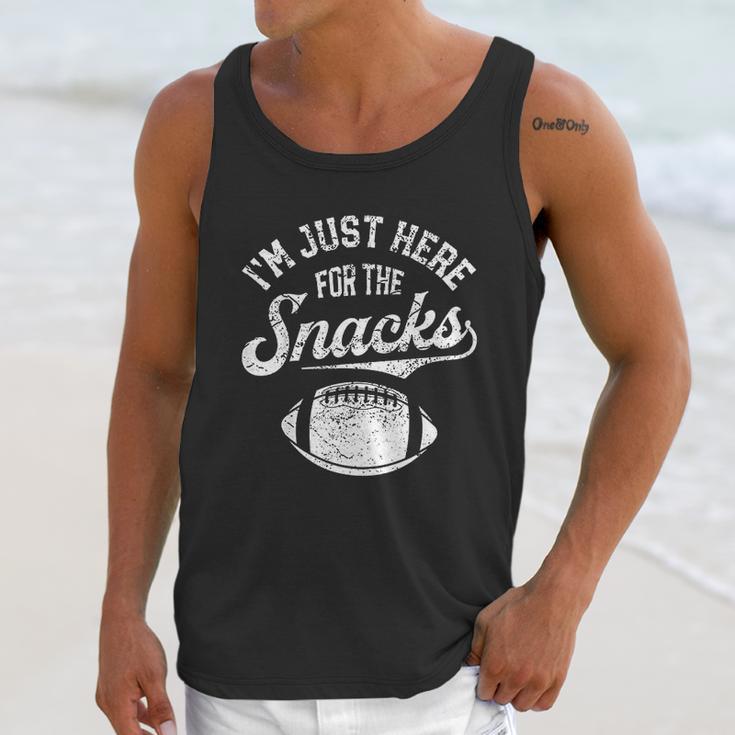 Im Just Here For The Snacks Funny Fantasy Football Unisex Tank Top Gifts for Her