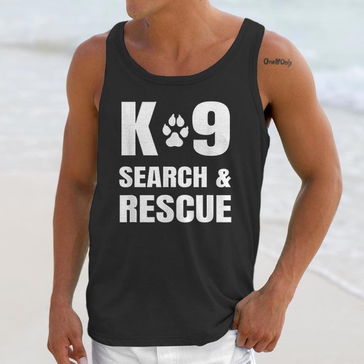 K-9 Search And Rescue K9 Sar Dog Paw Canine Handler Unit Unisex Tank Top Gifts for Her