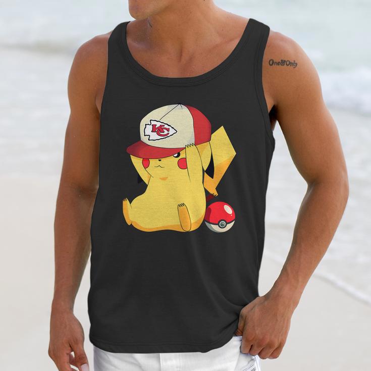 Kansas City Chiefs Pikachu Pokemon Shirt Unisex Tank Top Gifts for Her