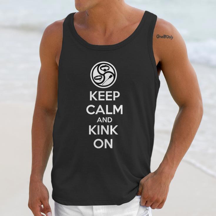 Keep Calm And Kink On Unisex Tank Top Gifts for Her