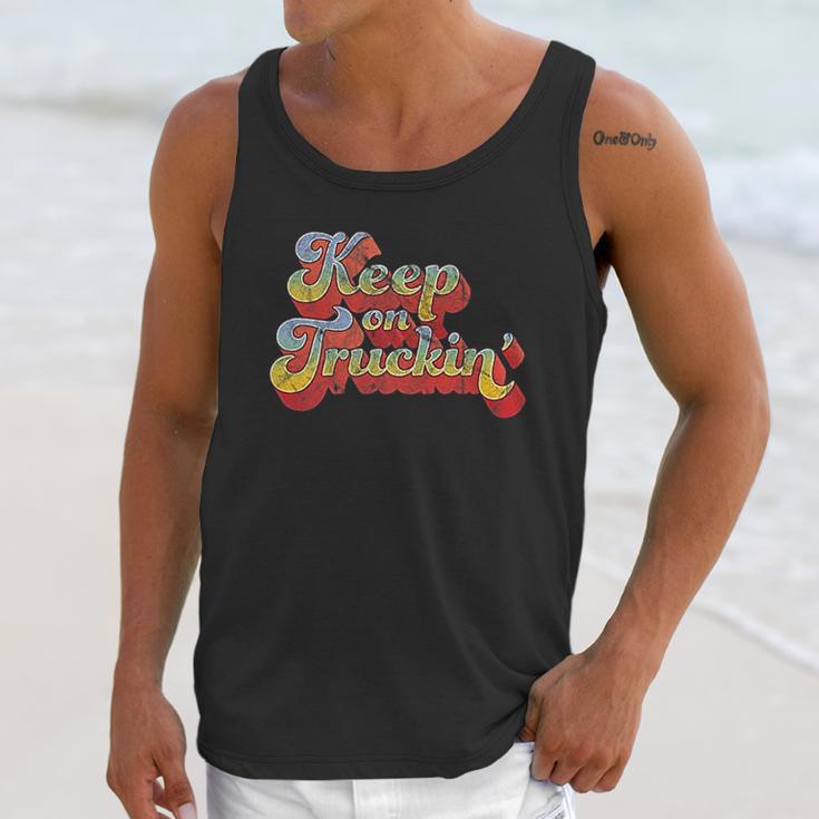 Keep On Truckin Unisex Tank Top Gifts for Her