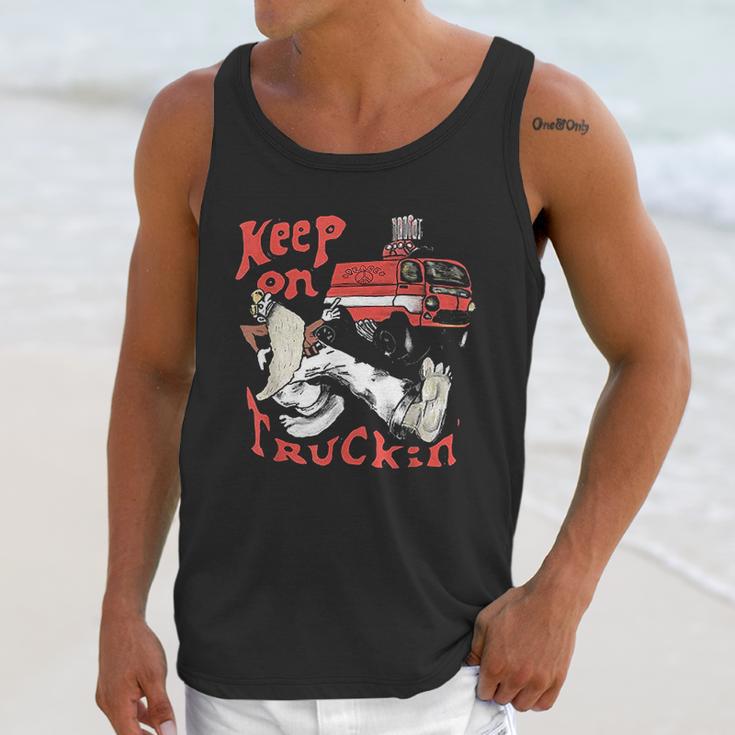 Keep On Truckin Vintage 1970 Unisex Tank Top Gifts for Her