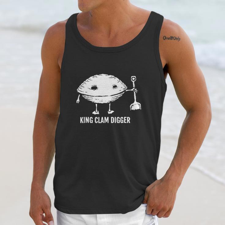 King Clam Digger T-Shirt Unisex Tank Top Gifts for Her